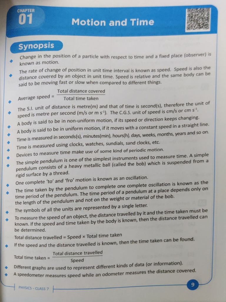 Understanding Motion and Time Concepts | PDF | Speed | Pendulum