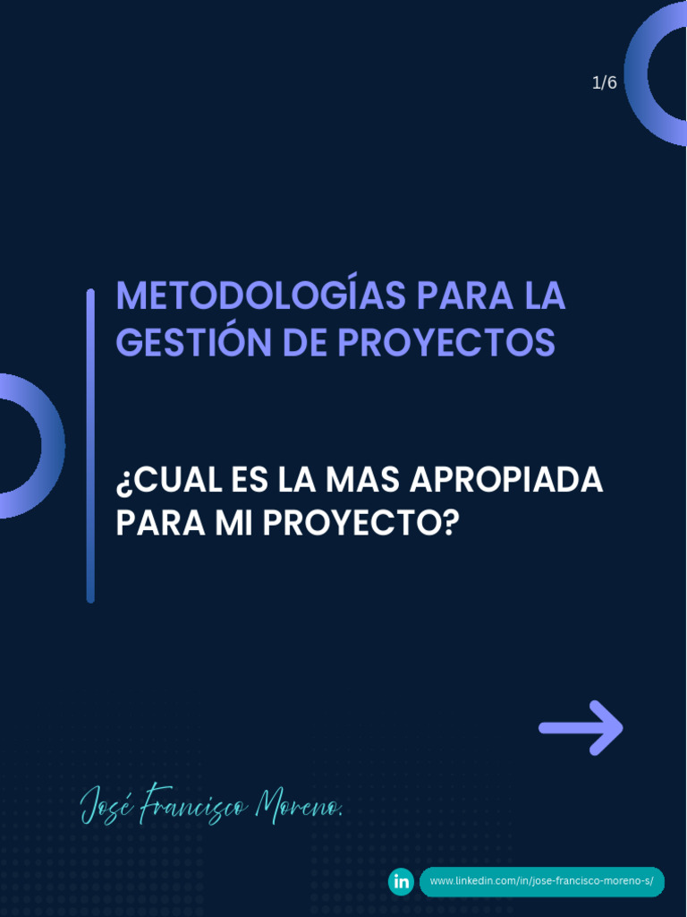 Metodologías de Gestión de Proyectos | PDF | Scrum (desarrollo de ...