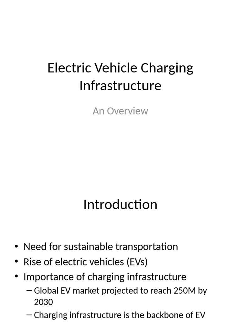 Electric Vehicle Charging Infrastructure Guide | PDF | Electric Vehicle ...