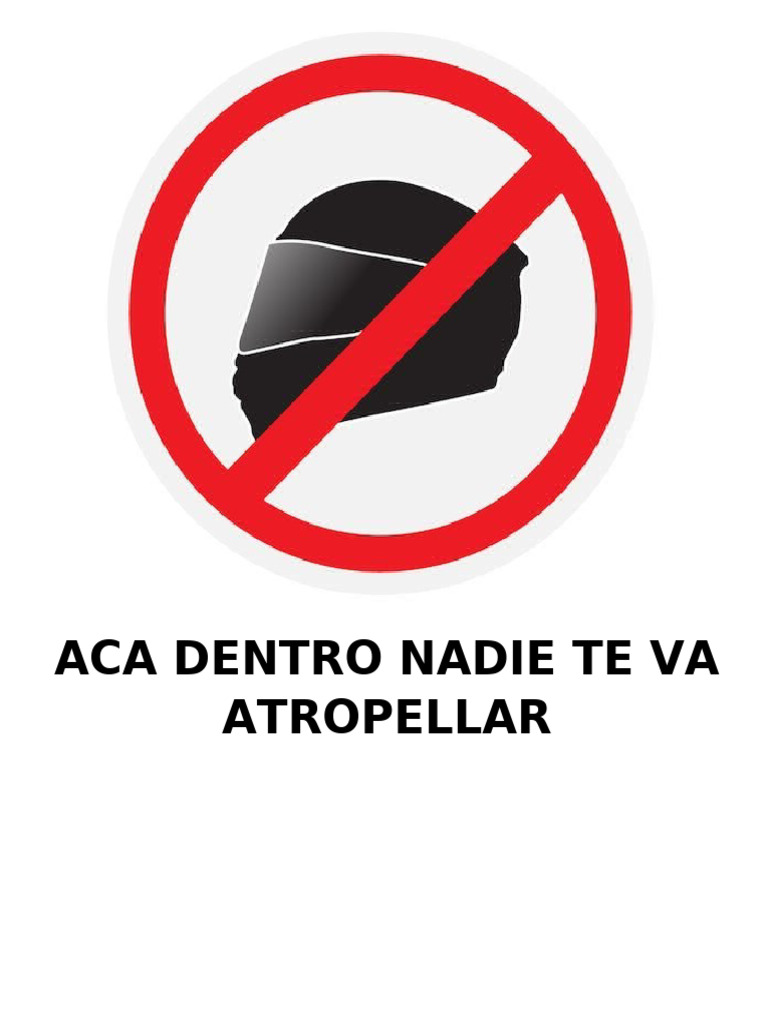 Aca Dentro Nadie Te Va Atropellar | PDF