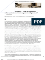 Guerreros Virtuosos Soldados A Sueldo de Reclutamiento Militar Durante El Desarrollo de La Guerra de in Depend en CIA