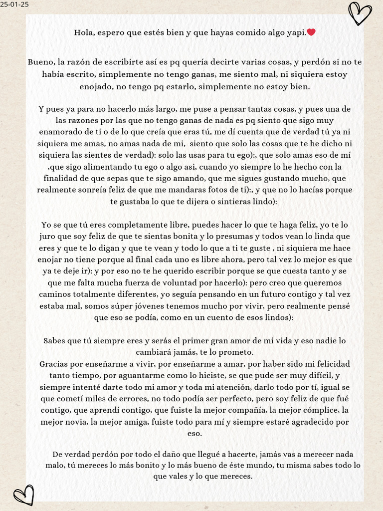 para El Amor de Mi Vida - 20250125 - 202003 - 0000 | PDF | Amor