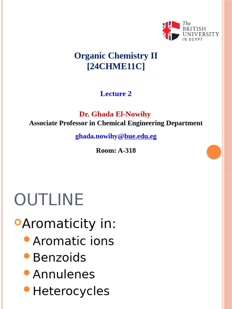 Aromaticity in Organic Chemistry II | PDF | Aromaticity | Heterocyclic ...