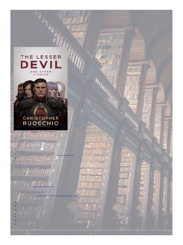 The Lesser Devil: Stories Collection | PDF