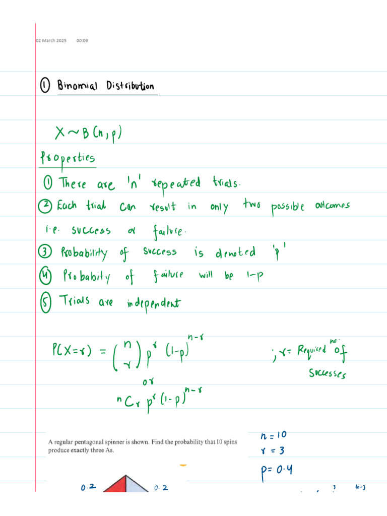 Binomial and Geometric Distributions | PDF