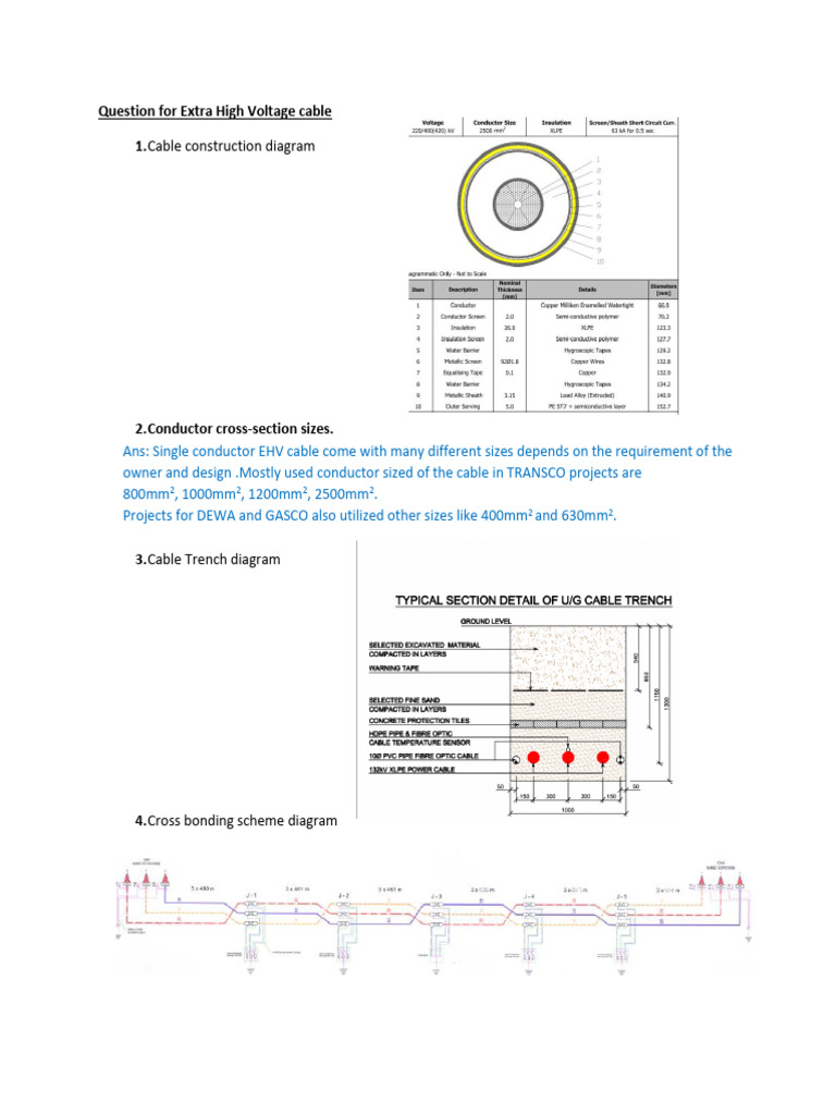 EHV Cable Construction and Testing Guide | PDF | Alternating Current ...