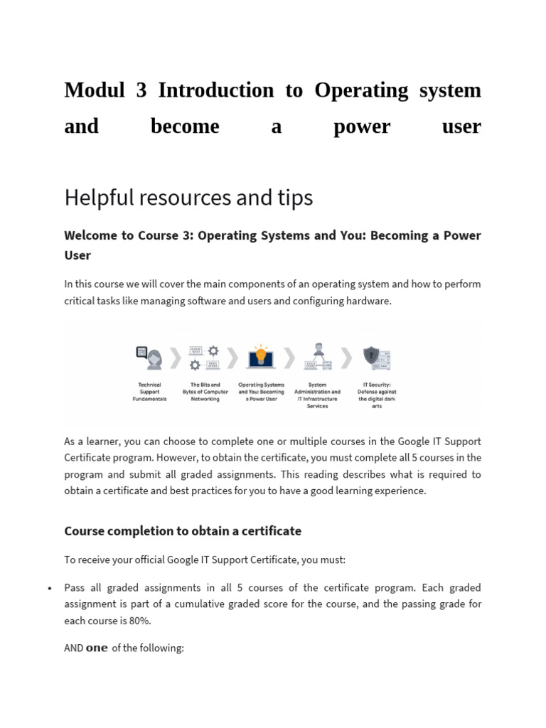 Operating Systems: Power User Guide | PDF | Computer Science | Computing