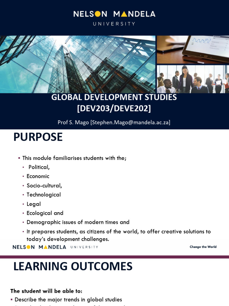 Global Development Studies Overview | PDF | Aids | Globalization