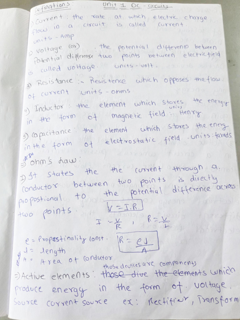 Engineering Bee Notes | PDF