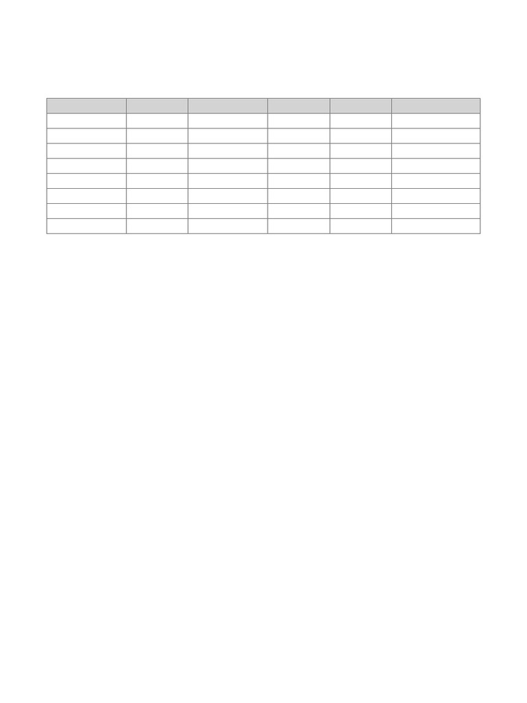 Lighting Intensity Practical and Engineering Table | PDF
