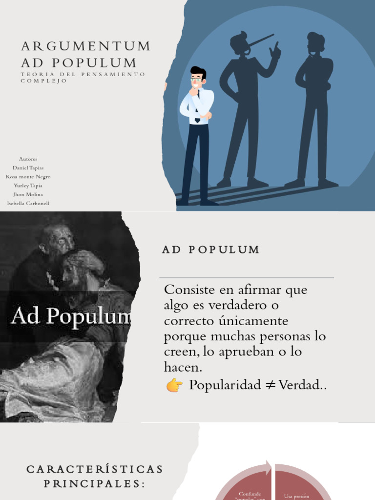 Falacia Ad Populum: Popularidad vs. Verdad | PDF