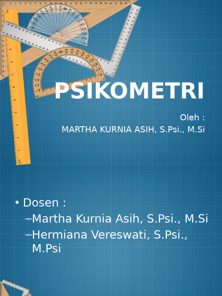 Kontrak Perkuliahan Psikometri | PDF