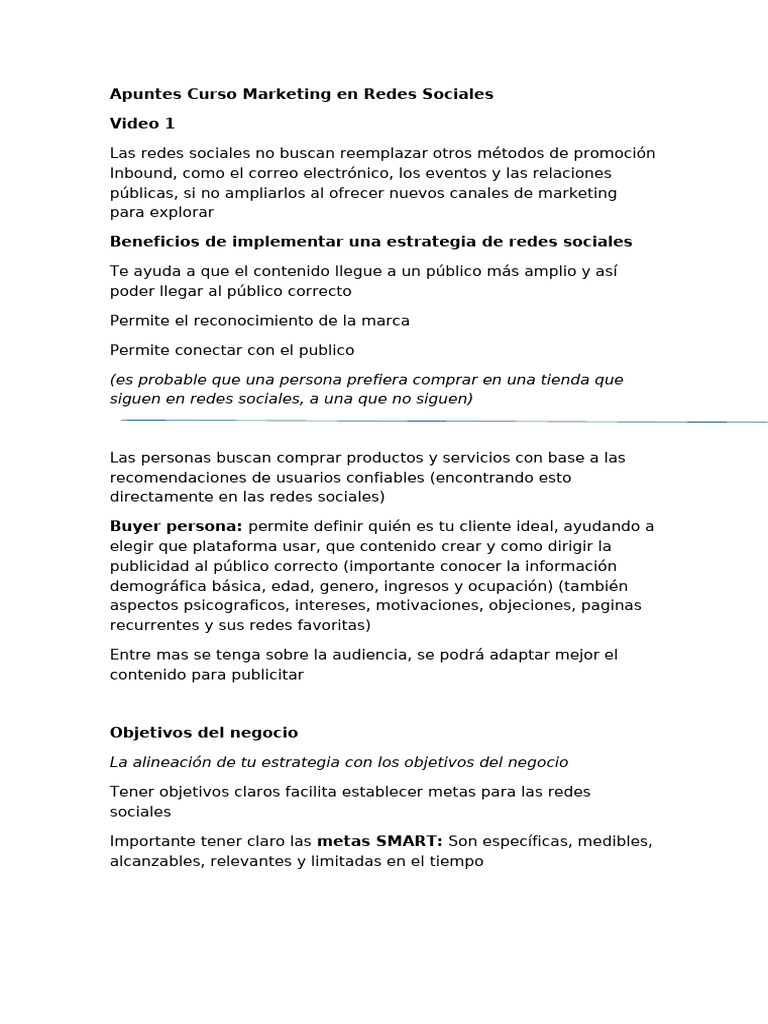 Estrategias Efectivas en Redes Sociales | PDF | Indicador de ...