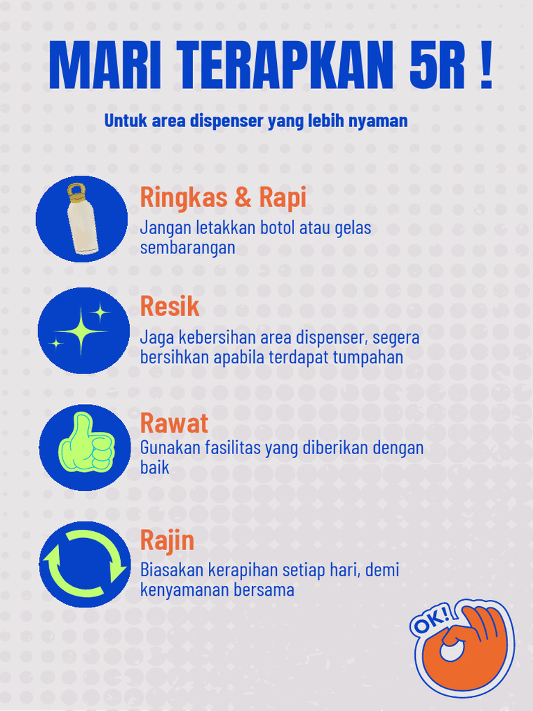 Terapkan 5R untuk Area Dispenser Rapi | PDF