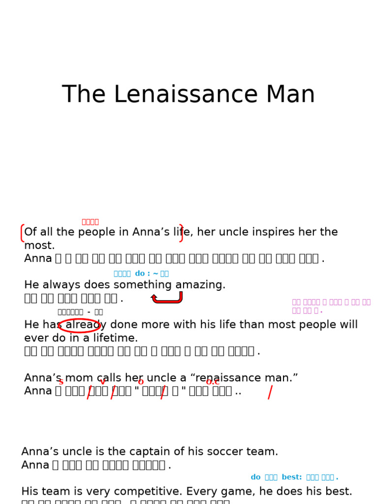 The Lenaissance Man | PDF