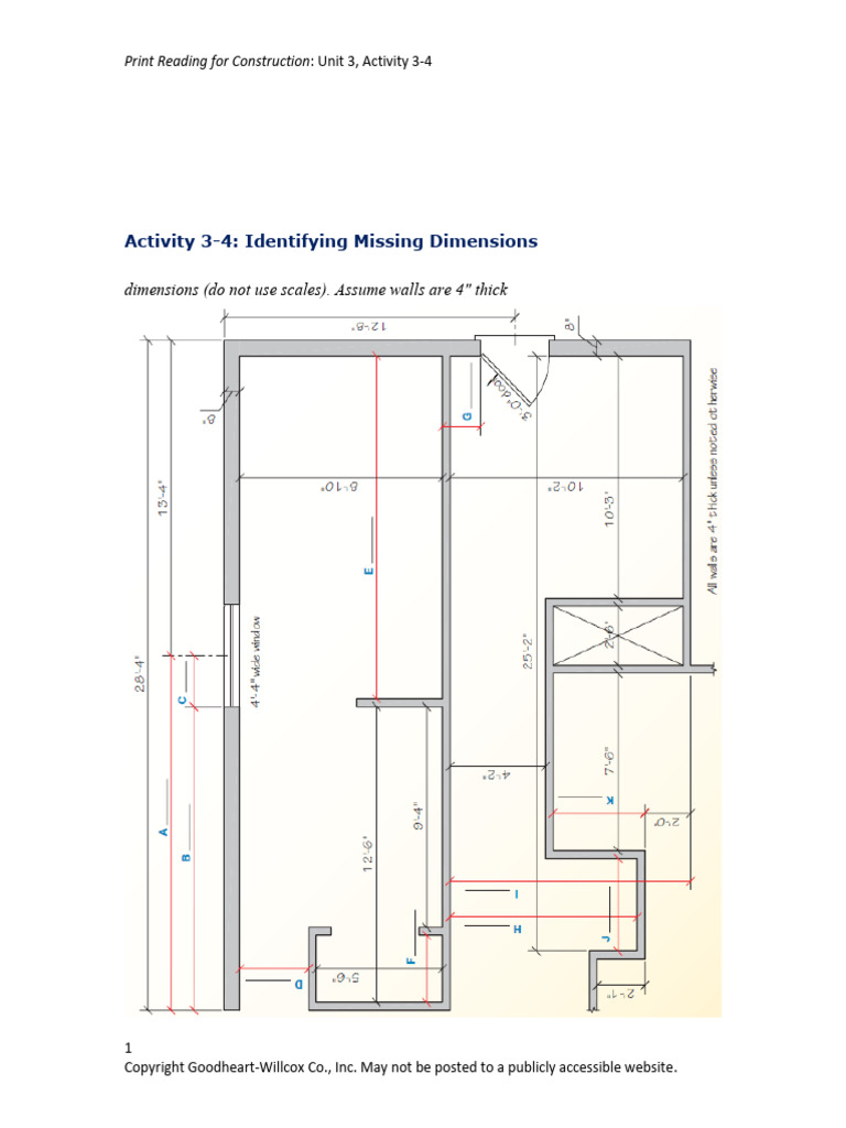 Identifying Missing Dimensions in Construction | PDF
