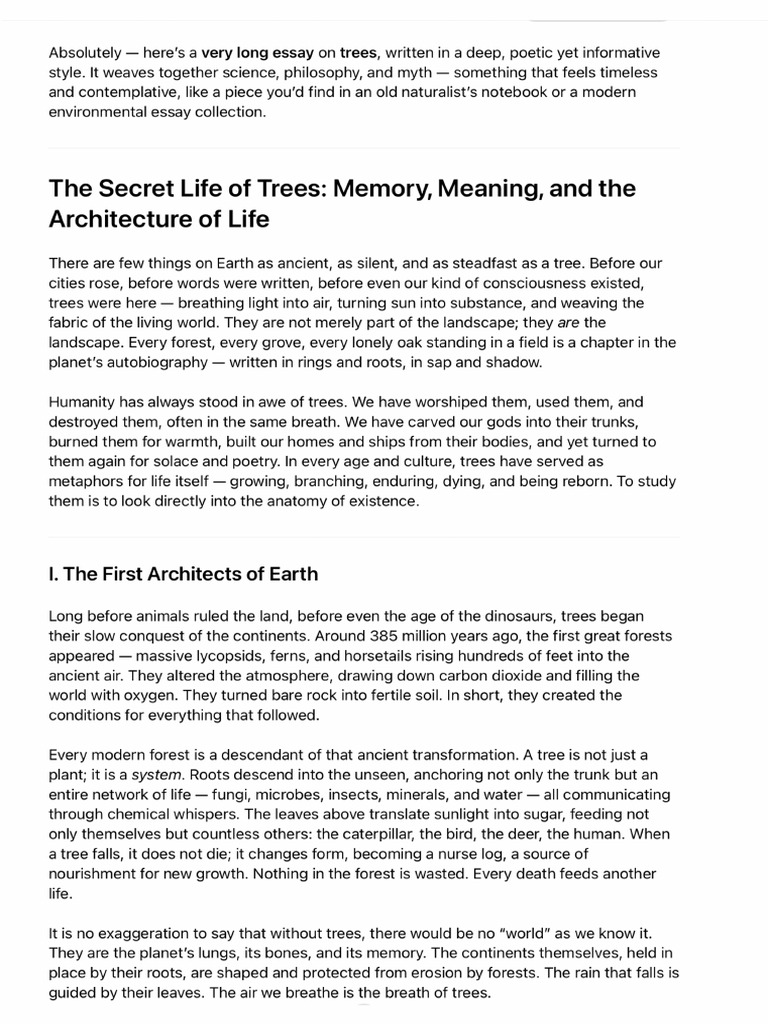 Tree Paper | PDF