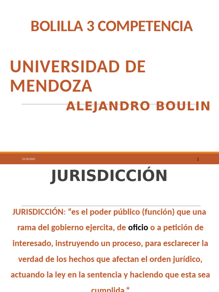Jurisdicción y Competencia en Derecho | PDF | Jurisdicción | Demanda ...