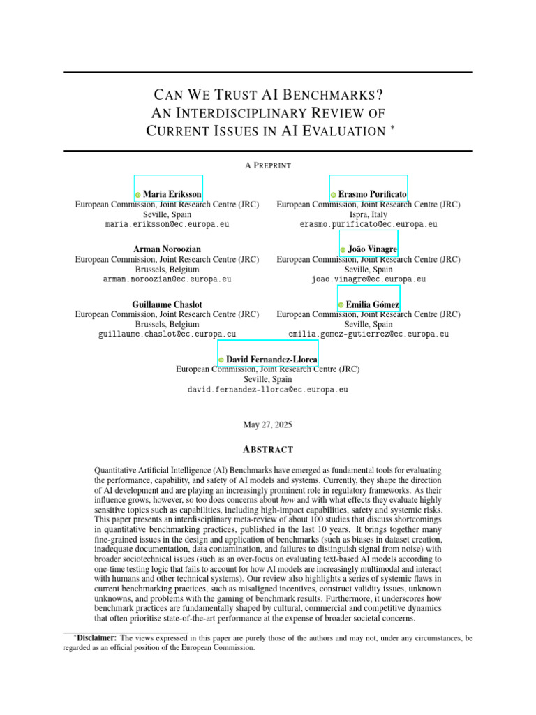 Trust Issues in AI Benchmarking | PDF | Artificial Intelligence ...