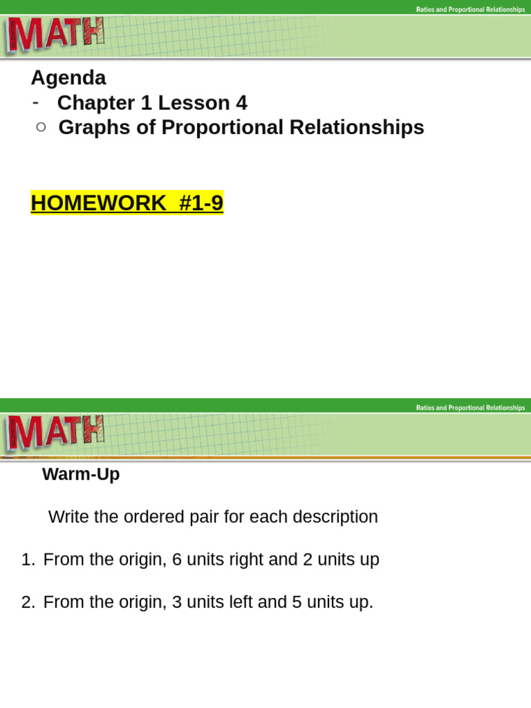 Proportional Relationships in Graphs | PDF | Ratio | Mathematics