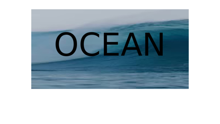 Ocean | PDF