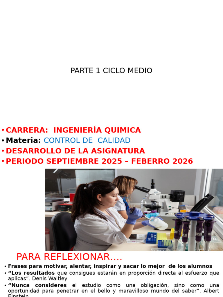 Introducción al Control de Calidad en Ingeniería | PDF | Calidad ...