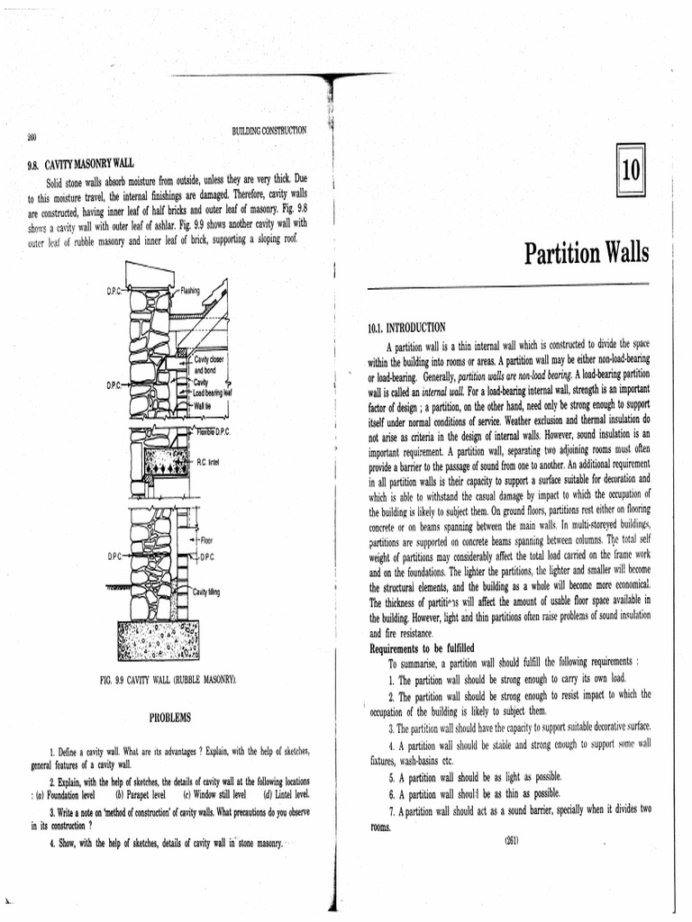 03 Partition Walls | PDF