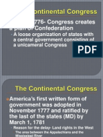 Chapter 5-Continental Congress and The Articles of Confederation