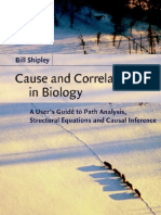 Cause and Correlation in Biology - A User's Guide To Path Analysis, Structural Equations and Causal Inference