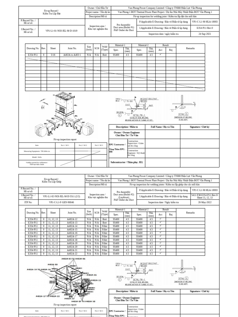 1.PAF Outlet Air Duct A402 | PDF