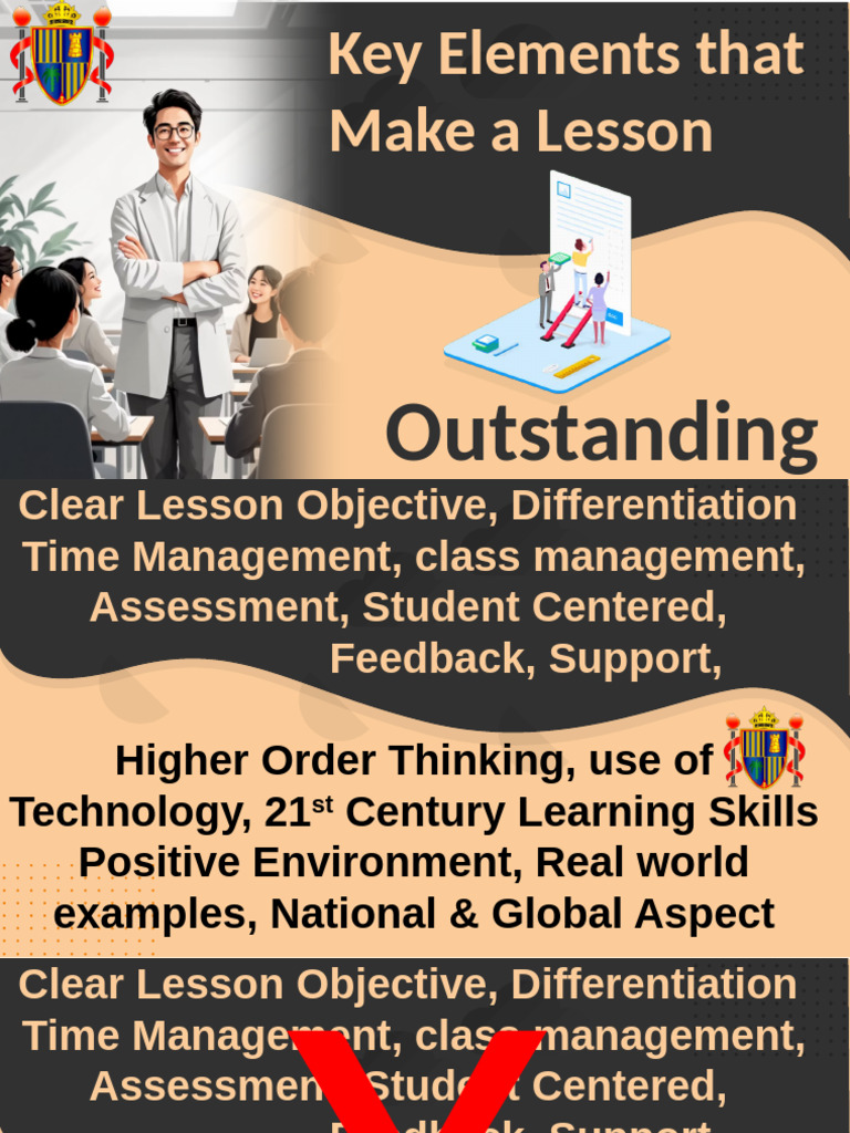 Key Elements for Outstanding Lessons | PDF | Learning | Teachers