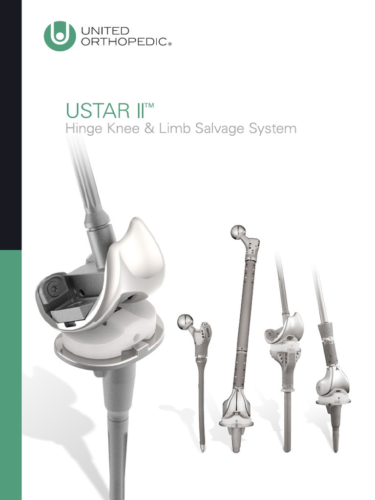 USTAR II Knee and Limb Salvage System | PDF | Knee | Orthopedic Surgery