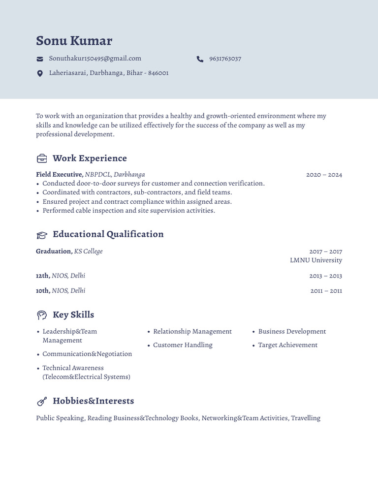 Sonu Kumar FlowCV Resume 20251011 | PDF