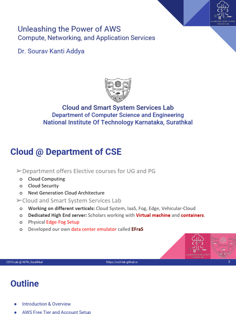 AWS Cloud Services Overview Guide | PDF | Cloud Computing | Ip Address