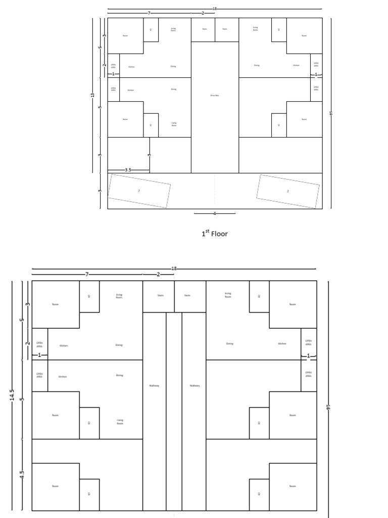 Floor Plan Layout for Multi-Room Home | PDF