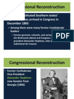 Chapter 11-Reconstruction Notes Part 2