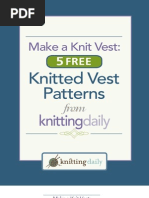 Free Knitted Vest Patterns