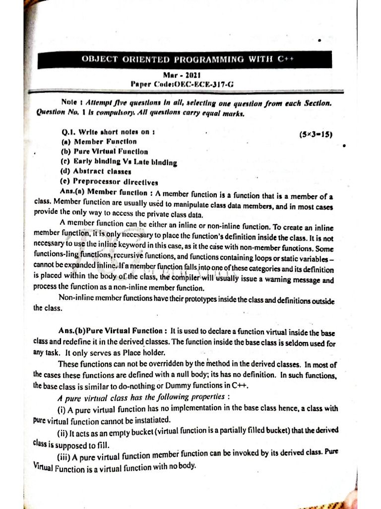 OOPs RG | PDF
