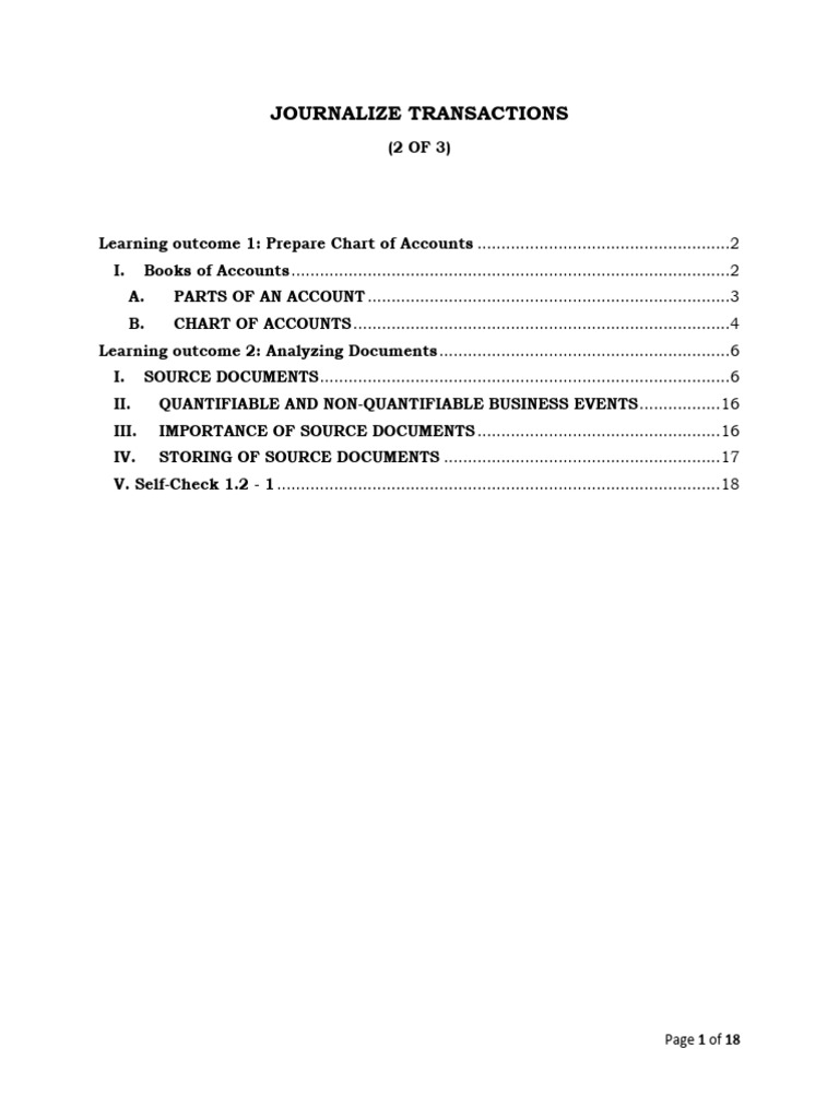 Journalize Transactions - 2 of 3 | PDF | Invoice | Debits And Credits