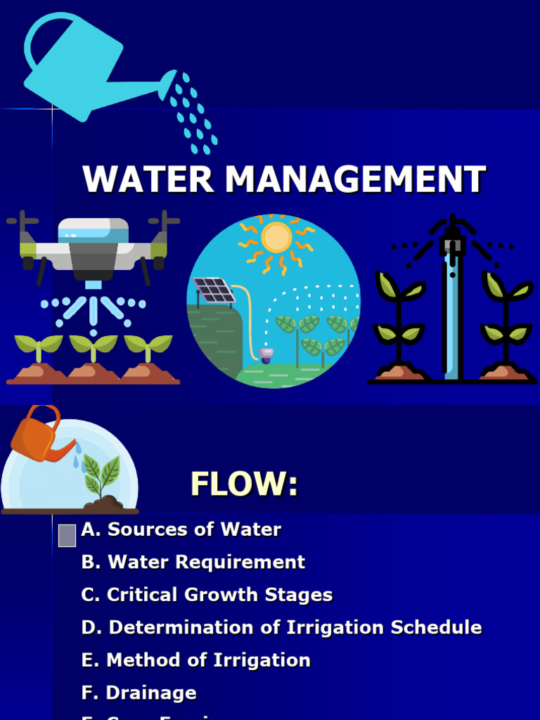 Water Management With Q and A | PDF | Irrigation | Seed