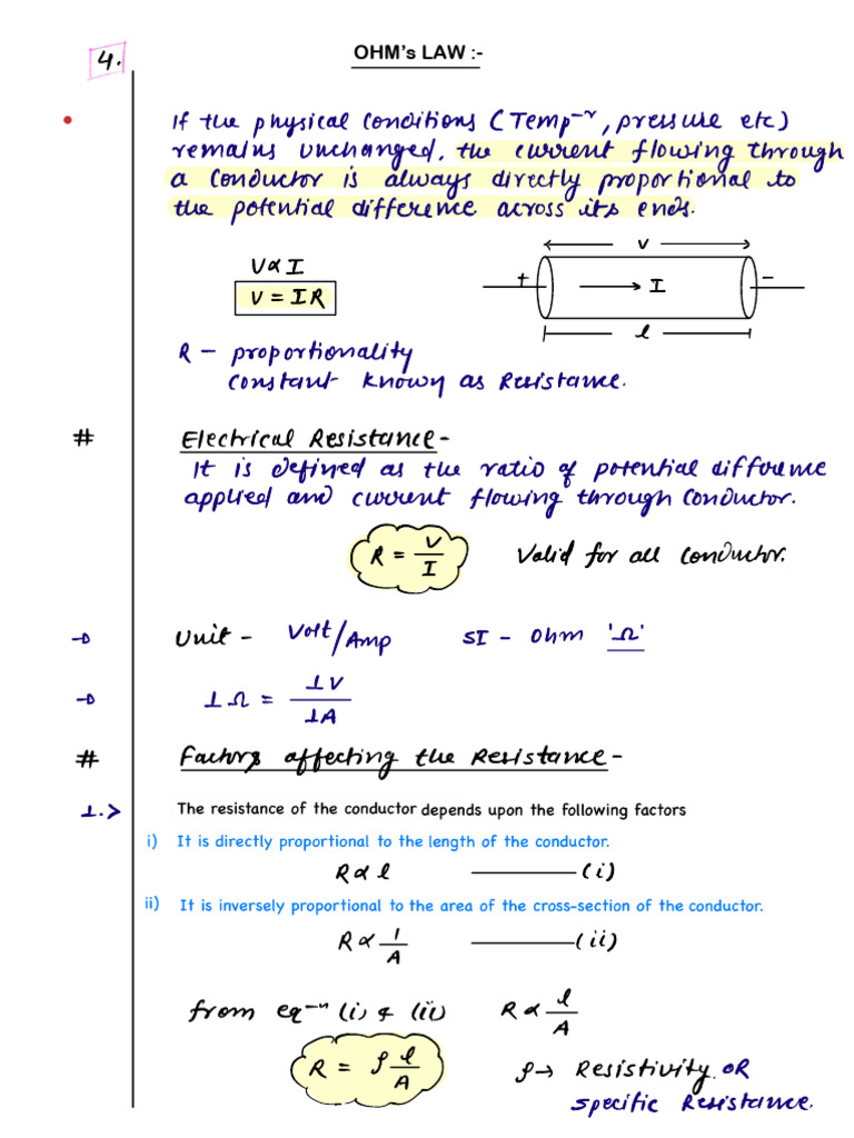 Current Electricity 12 Board - 1 | PDF | Electrical Resistivity And ...
