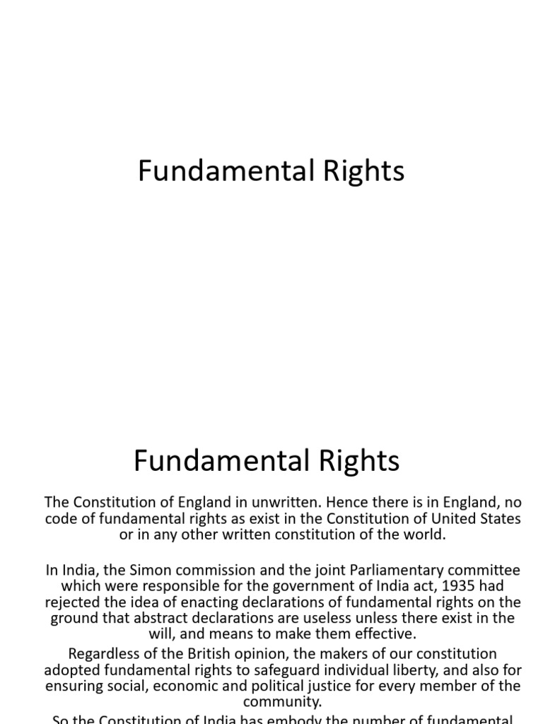 Understanding Fundamental Rights in India | PDF | Habeas Corpus | Ex ...