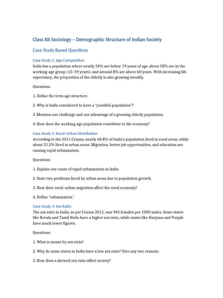 Demographic Structure of Indian Society | PDF | Population | Literacy
