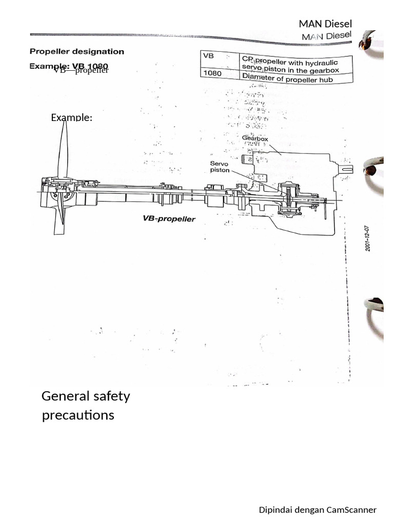 MAN Diesel VB-Propeller Safety Guide | PDF | Welding | Construction
