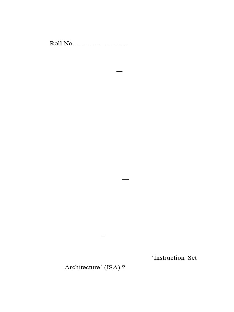 Advanced Computer Architecture Exam 2024 | PDF | Cpu Cache | Central ...