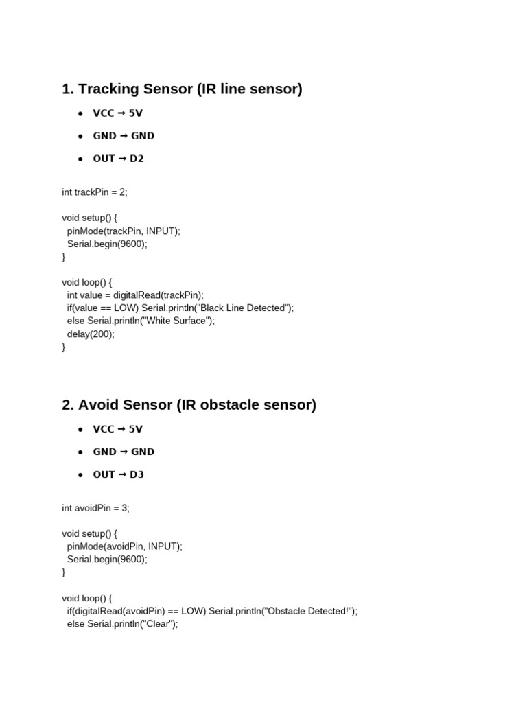 Arduino Sensor Projects Overview | PDF | Electronics | Electrical ...