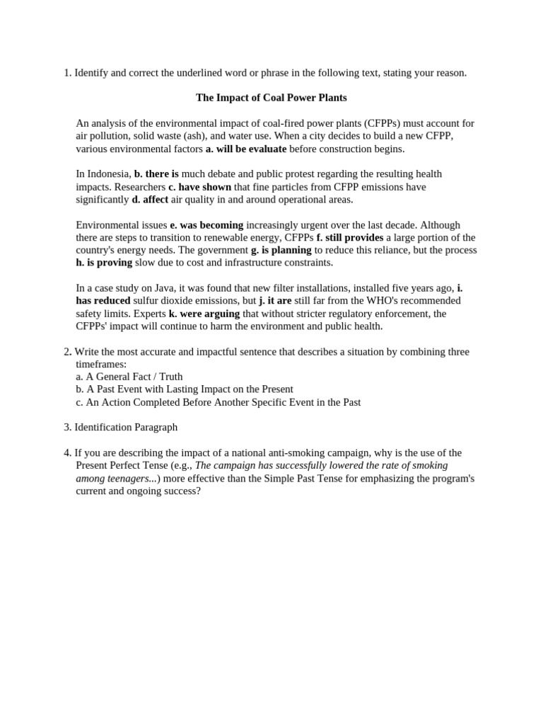 Environmental Impact of Coal Power Plants | PDF
