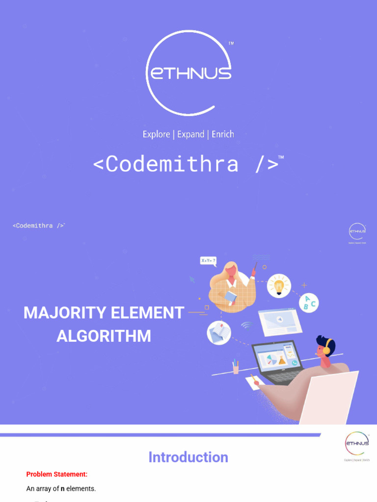 Majority Element Detection Methods | PDF | Time Complexity | Computer ...