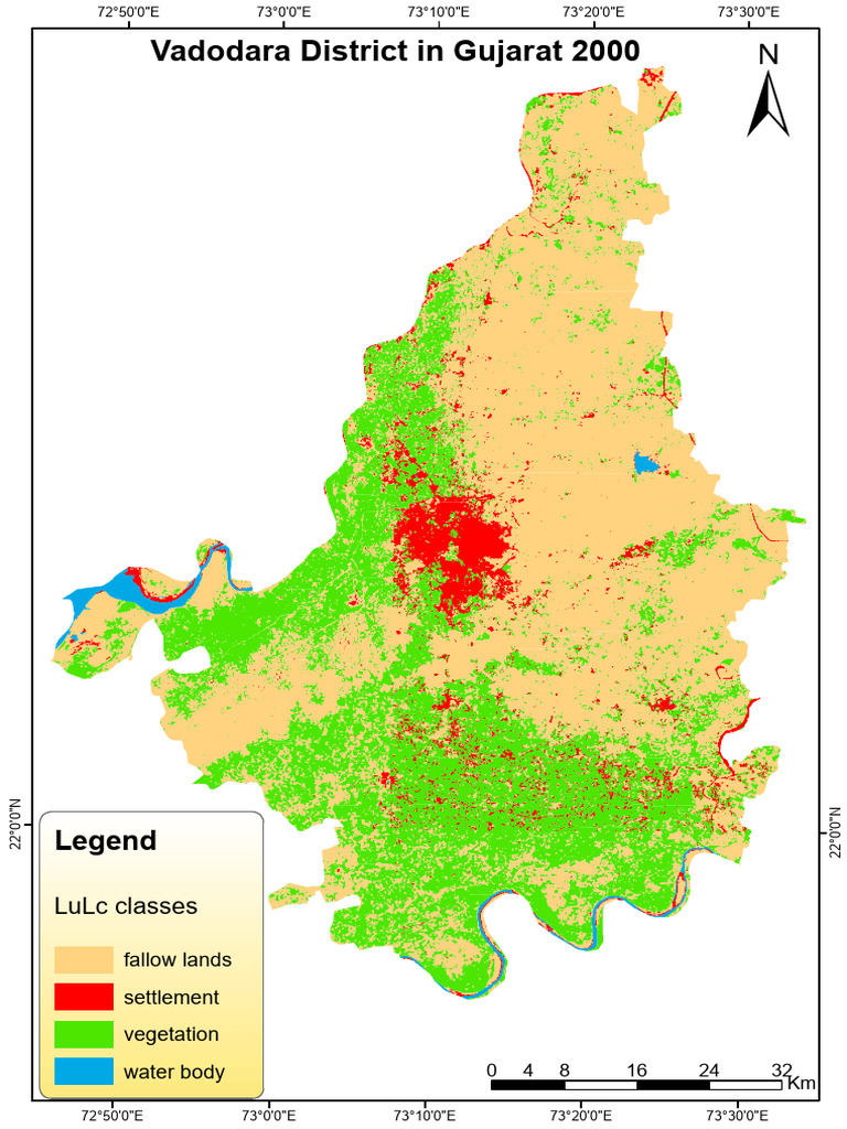 Vadodara District Land Use Map | PDF