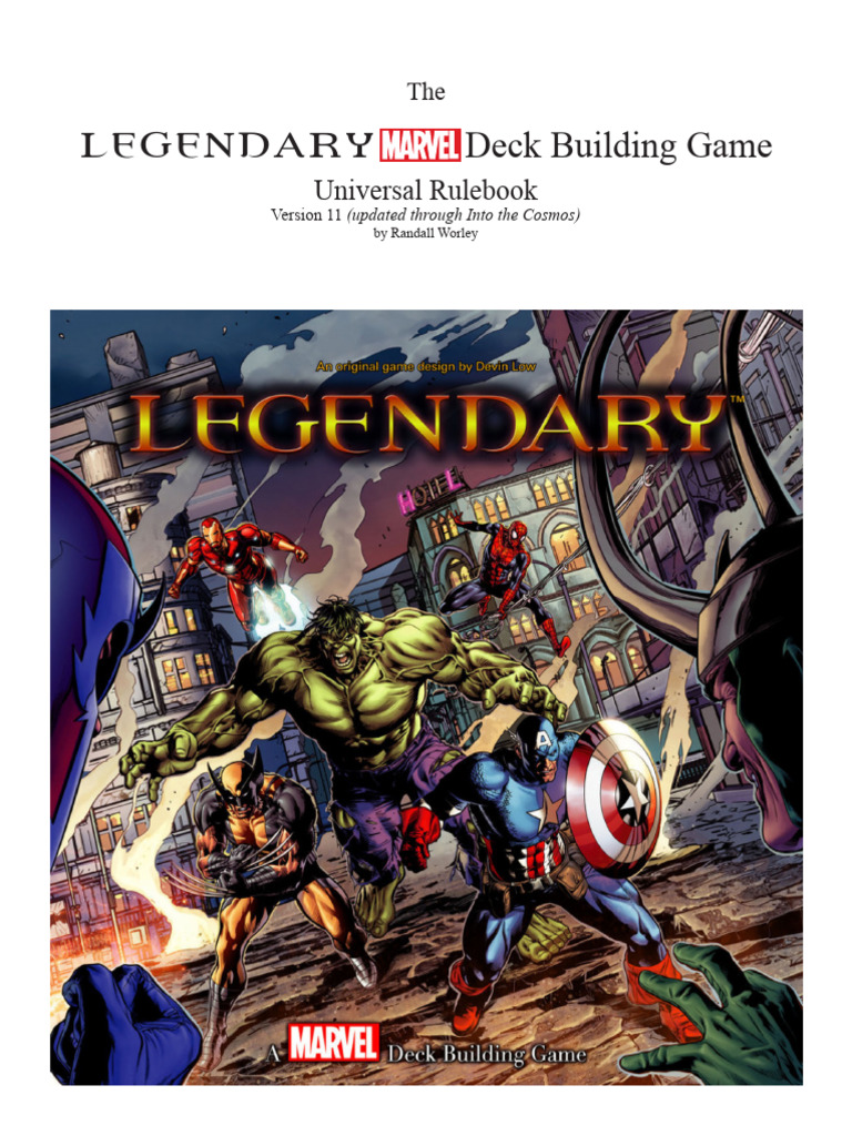 Marvel Legendary Universal Rules v11.1 | PDF